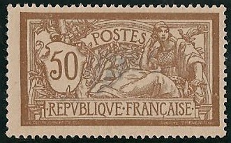 VAR120 - PhilatElie - Timbre de france n° Yvert et Tellier 120 avec variété - Timbres de france variétés