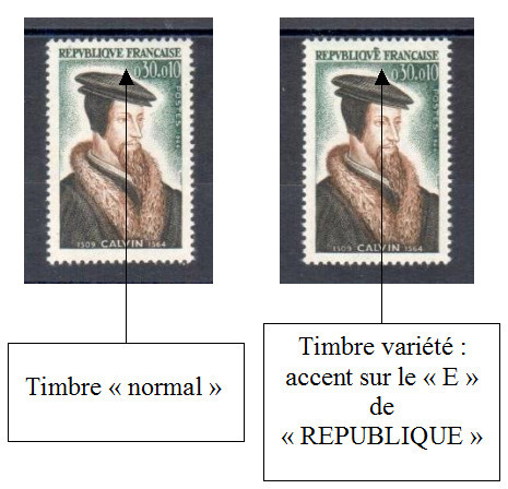 VAR1420-2 - Philatélie - timbre de France variété
