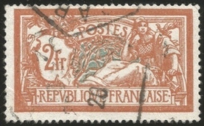 VAR145cO - Philatélie 50 - Timbre de France N°145c variété