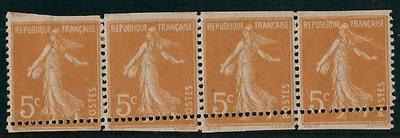 VAR158 - Philatélie - Timbre de france n° Yvert et Tellier Poste Aérienne 158 variété - Timbres de france variétés