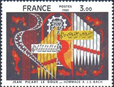 VAR2107b, Philatélie 50, Timbre de France Variété N° 2170b partition blanche