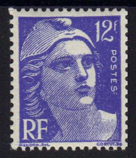VAR812 - Philatelie - timbre de France avec variété