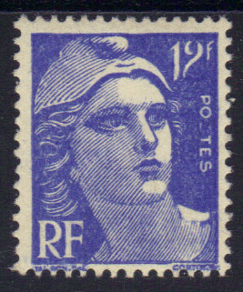 VAR812b - Philatelie - timbre de France avec variété - timbre de France de collection