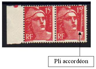 VAR813-2 - Philatelie - timbre de France avec variété
