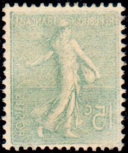 VARPREO130H, Philatélie 50, Timbre de France variété Recto Verso N° 130H