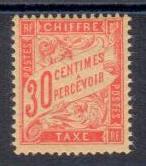 VARTaxe33a - philatelie - timbre de France taxe avec variété