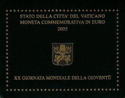 Vatican 2005 - Philatélie 50 - pièce de monnaie euros Vatican 2005 - 2