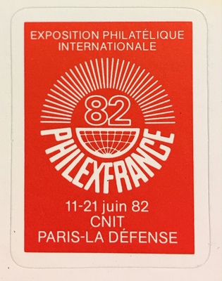 VEPIF-23A-ROUGE - Philatélie - vignette Exposition - Timbres de France