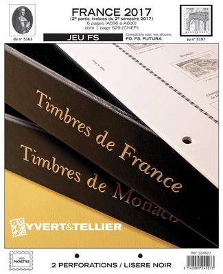 YT124507 - Philatelie - pages pré-imprimées Yvert et Tellier - timbres de France - mise à jour 2017