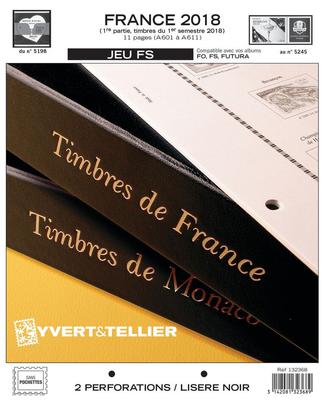 YT132368 - Philatelie - pages pré-imprimées Yvert et Tellier - jeux complémentaires - 2018 premier semestre