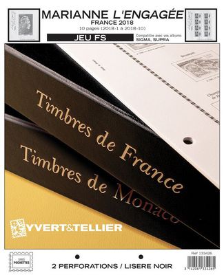 YT133426 - Philatelie - pages pré-imprimées Yvert et Tellier - jeux complémentaires - 2018 deuxième semestre