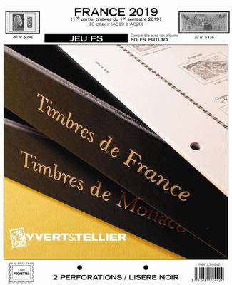 YT134442 - Philatelie - jeux complémentaires - page d'albums timbres de France 2019