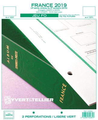 YT134681 - Philatelie - jeux complémentaires - page d'albums timbres de France 2019