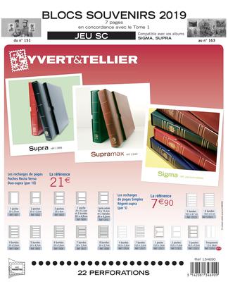 YT134690 - Philatelie - jeux complémentaires - page d'albums timbres de France 2019