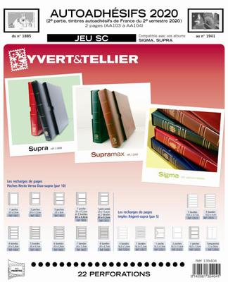YT135404 - Philatelie - jeux compémentaires Yvert et Tellier- 2 ème semestre 2020 - timbres de France