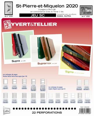 YT135409 - Philatelie - jeux compémentaires Yvert et Tellier- 2 ème semestre 2020 - timbres de France