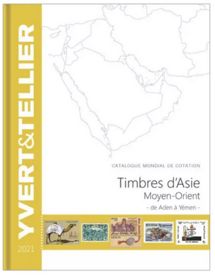 YT135818 - Philatelie 50 - catalogue de timbre d´Asie - Moyen Orient - 2021, d'Aden à Yémen
