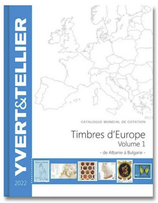 YT136039 - Philatelie 50 - catalogue de timbre d´Europe volume 1 - 2022, d'Albanie à Bulgarie