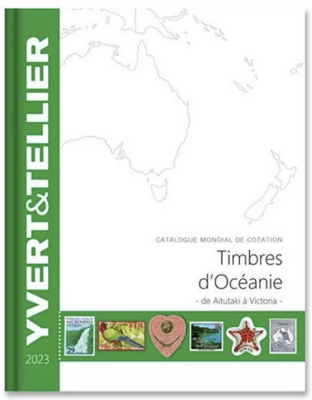 YT136865 - Philatelie 50 - Catalogue des timbres des pays d´Océanie - 2023, de Aitutaki à Victoria