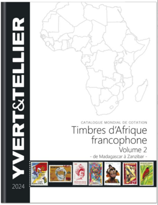 YT138342 - Philatelie 50 - Catalogue des timbres des pays d´Afrique Volume 2 - 2024, de Madagascar à Zanzibar