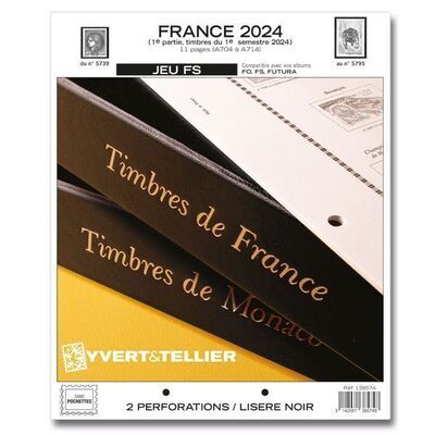YT138574 - Philatelie 50 - jeu FRANCE FS  1ER SEMESTRE 2024 - Jeux YVERT &amp; TELLIER
