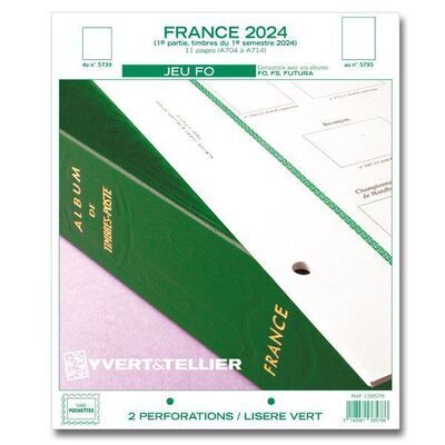 YT138578 - Philatelie 50 - jeu FRANCE FO 1er SEMESTRE 2024 - Jeux YVERT &amp; TELLIER