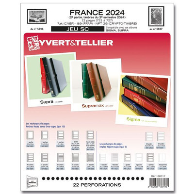 YT138717  - Philatelie 50 - jeu Yvert et Tellier SC 2ème semestre 2024