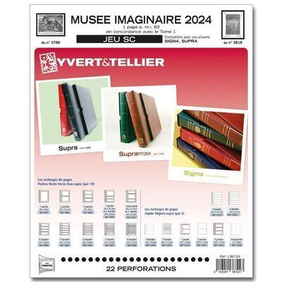 YT138724 - Philatelie 50 - jeu MUSEE IMAGINAIRE SC 2024 - jeux yvert et tellier
