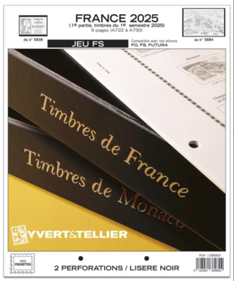 YT138969 - Philatelie 50 - jeu FRANCE FS 1ER SEMESTRE 2025 - Jeux YVERT &amp; TELLIER