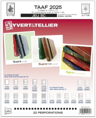 YT301131 - Philatelie 50 - jeu SC TAAF 2025 - Jeux YVERT &amp; TELLIER