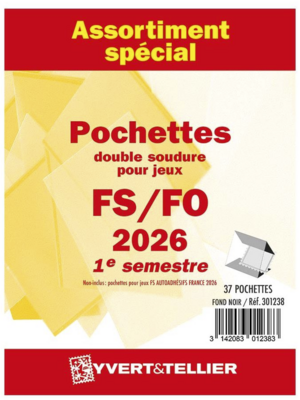 YT301238 - Philatelie 50 - Assortiment FS/FO 1er semestre 2026 - Jeux YVERT &amp; TELLIER