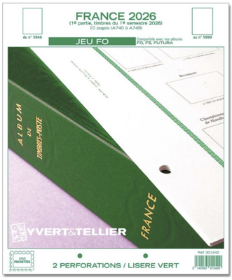 YT301242 - Philatelie 50 - Jeu FO France 1er semestre 2026 - Jeux YVERT & TELLIER